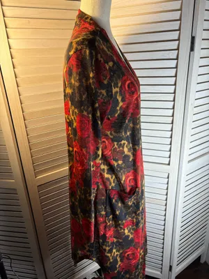G by Giuliana long sleeve rose cardigan size L thumbnail 2