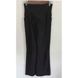 Athleta Salutation Stash Ribbed Flare Size Small‎ Tall Black High Rise Pockets thumbnail 3