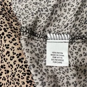 Kirious Los Angeles Leopard Wrap Skirt Women’s Small thumbnail 3