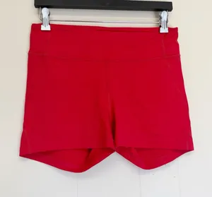 OUTDOOR VOICES Voices Tech Sweat Bike Shorts Red Large thumbnail 1