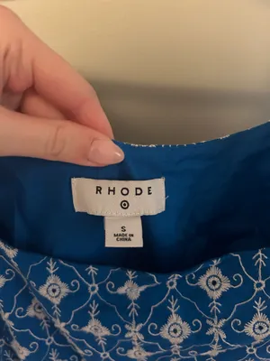 RHODE Summer /Spring Dress Blue thumbnail 8