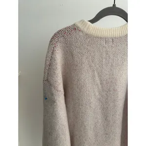 A New Day Cherry Graphic Sweater Women’s Medium Cream Knit Pullover Cozy Cute thumbnail 9