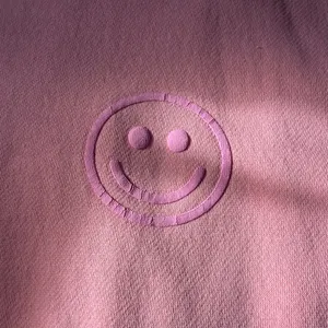 Pink Smiley Face Sweatshirt Size M thumbnail 2