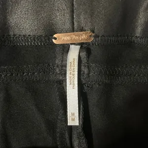 Free People Women Bike Shorts Heatwave Faux Suede Black Women's sz. M thumbnail 5