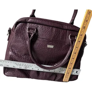 THIRTY ONE Jewell Plum Handbag Vegan Leather Handles Shoulder Strap NEW thumbnail 4