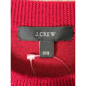 J.Crew Merino Wool Cotton Knit Long Sleeve Crewneck Pullover Sweater XXS New thumbnail 5