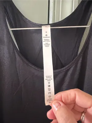 lululemon athletica Black Scoop Neck Performance Tank thumbnail 2