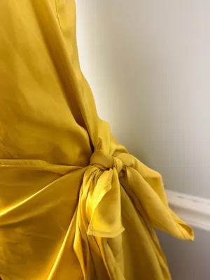 Lovers + Friends Karen Mini Dress Yellow green size small thumbnail 4