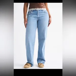 Abercrombie & Fitch Curve Love low rise baggy Jeans size 29 thumbnail 2