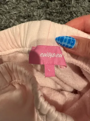 Pink edikted sweatpants  thumbnail 4
