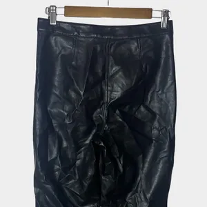 Wilfred Melina Black Vegan Leather High Rise Straight Leg Pants Size 8‎ thumbnail 9