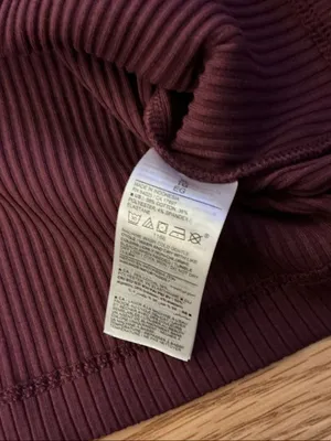 Old Navy Ribbed Mock Neck Tank Top Burgundy Size XL thumbnail 6