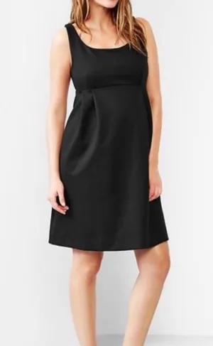 Gap Maternity A-line Empire Ponte Knit Black XSmall thumbnail 1