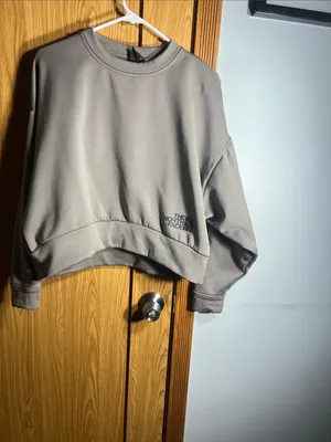 The North Face Women's Taupe Crewneck Sweatshirt thumbnail 5