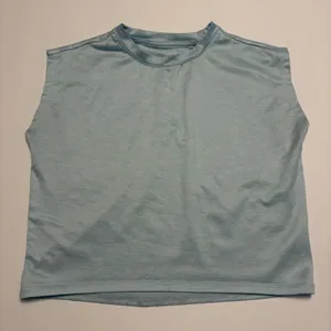 DSG Muscle Tee Womens Size Large Light Blue Sleeveless Activewear Top thumbnail 1