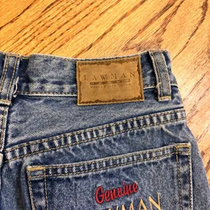 Vintage Lawman Jeans Women's Size 9 High Rise Tapered Mom‎ Jeans Embroidered thumbnail 5