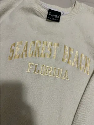 Yellow Seacrest Beach Sweatshirt Size XL thumbnail 2