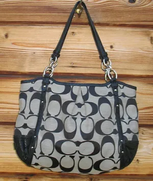Coach Alexandra Signature Jacquard Large Bag thumbnail 1