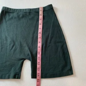 Brandy Melville Green Cotton Biker Shorts One Size Basic Lounge Casual thumbnail 6