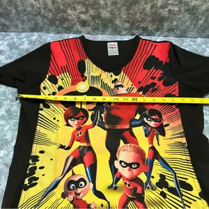 Disney The Incredibles Cherokee Scrubs Short Sleeve S thumbnail 7