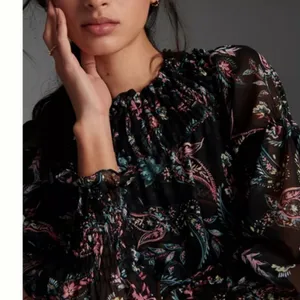 MISA Los Angeles Lexie Mini‎ Dress XS Silk Floral Boho Party Date Night Chic thumbnail 17