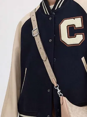 Coach Reversible Strap Silver/Sand/Taupe thumbnail 2