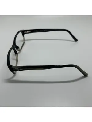 Ray-Ban Rectangular Black and Clear Prescription Glasses Frames with Case thumbnail 4