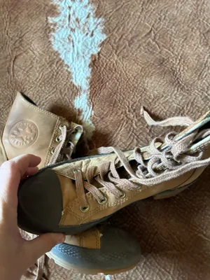 Converse combat / rain boot style lace up shoes size 7.5 I bought these back in 2017 uses so I'm pretty sure they are an older style! thumbnail 6