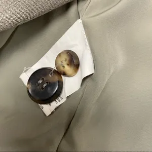 Armani Collezioni Made in Italy Taupe Gray Tailored Blazer 8 thumbnail 5
