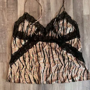 Victoria's Secret Animal Print Silky Tank (S) thumbnail 3