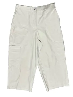 Lululemon Women’s Size 31 Natural Ivory Cream Utilitech Cargo Cropped Pants thumbnail 5