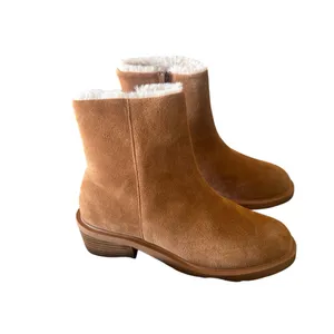 NEW MATISSE Suede / Leather Nate Cozy Fur Lining Booties fawn SZ-8.5 thumbnail 7