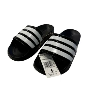 Adidas Women's Adilette Shower Slides in Black, Size 6 thumbnail 2