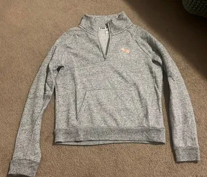 PINK 3/4 Zip Sweatshirt thumbnail 1