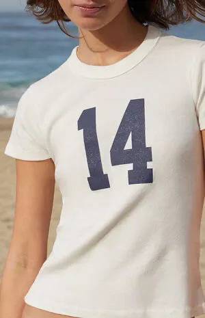 Brandy Melville John Galt Cropped Baby Tee thumbnail 1