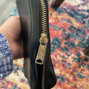 Black Leather Ralph Lauren Crossbody thumbnail 6