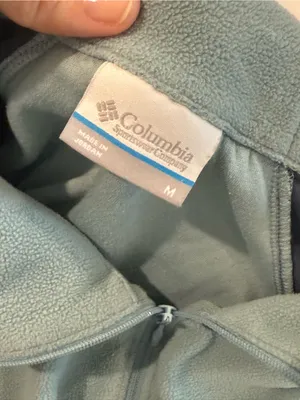 Columbia Women’s Two-Tone Fleece Quarter-Zip Pullover – Medium thumbnail 6