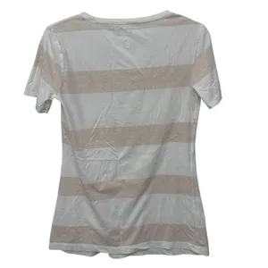 Lululemon Top Short Sleeve T-Shirt‎ Women's 8 ? Striped Round Neck Lightweight thumbnail 3
