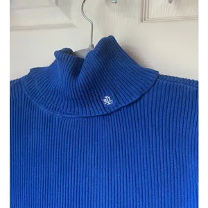 Lauren Ralph Lauren Blue Turtleneck Sweater - Large thumbnail 3