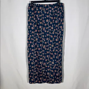 Future Collective Jenny K Lopez Womens Blue Floral Midi Skirt 10 thumbnail 5