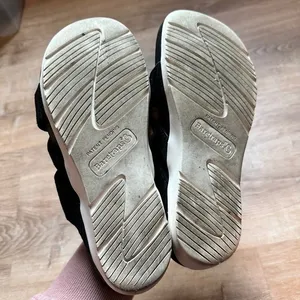 BARETRAPS | Women's Black White Agatha Zebra Striped Slide‎ Sandals, Size 6 thumbnail 6