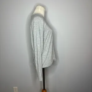 Wilfred Free - Grey Heather Long Sleeve Top thumbnail 2