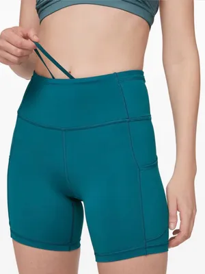 Lululemon Fast and Free Short 6 inch in Cyprus thumbnail 4