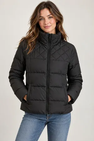 Old Navy black puffer coat Medium thumbnail 1