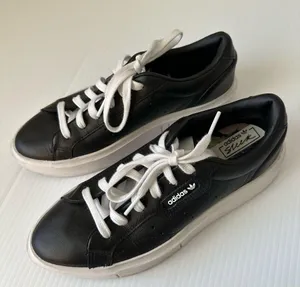 Adidas Womens Sleek Super EE4519 Black Platform Athletic Shoes, 7 thumbnail 2
