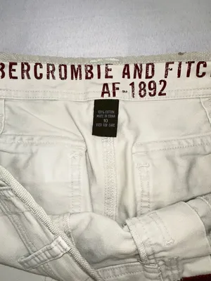 Abercrombie & Fitch Women’s Cream Cargo Pants Low Rise Flare Leg Zip Hem Sz 10 thumbnail 11