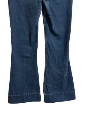 American Eagle Outfitters Indigo Flare Wide-Leg Jeans thumbnail 5