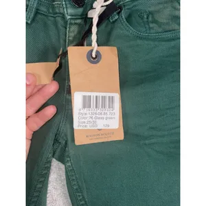 maison scotch la parisienne pants nwt 25x32 glass green thumbnail 3