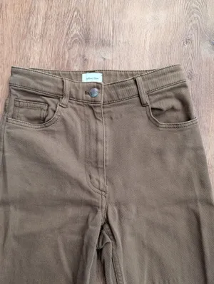 Aritzia Wilfred Free Brown Wide Leg Pants Size 2 thumbnail 2