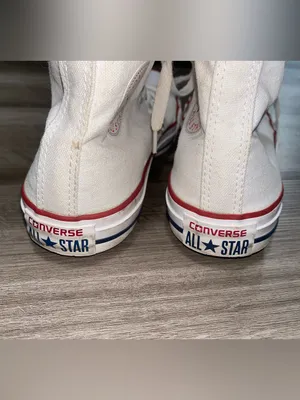 White Converse All Star high top sneakers thumbnail 9